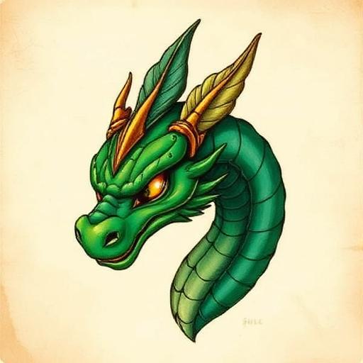 Serponado Monster – grünes Fantasie-Schlangenwesen als Thumbnail der Pokémon-Strategie